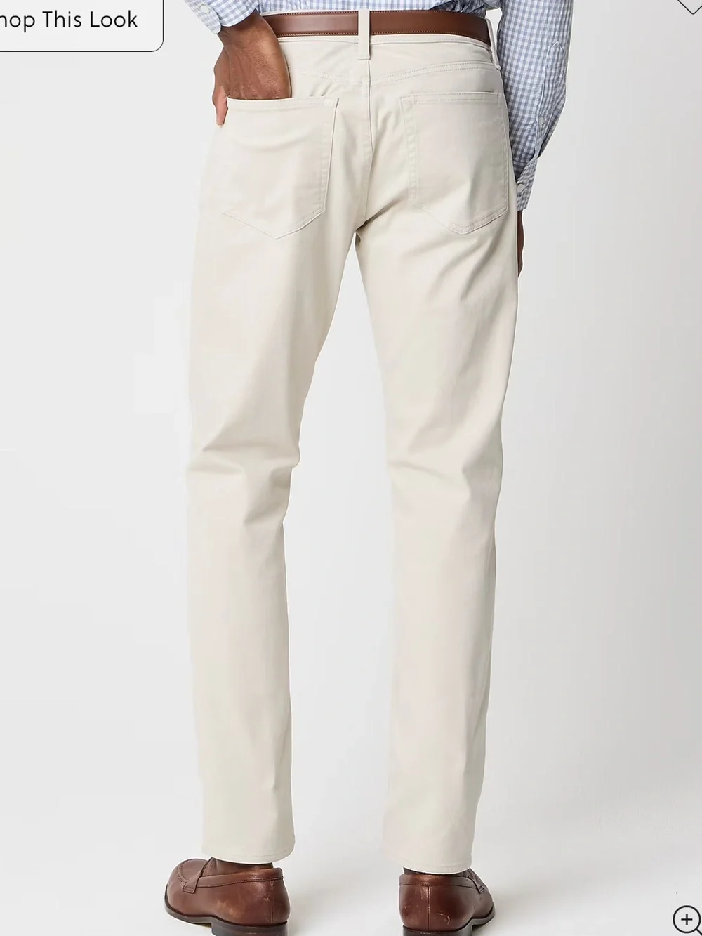 J crew stone Straight-fit garment-dyed five-pocket jean